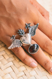 Anillo Corazón de Cacao