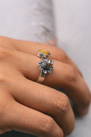 Anillo Quetzalcóatl Dorado
