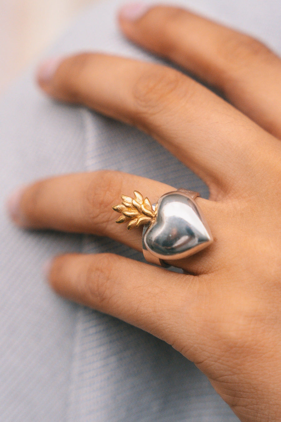Anillo Mi Corazón es Fuego