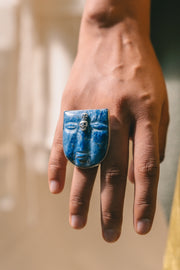 Anillo Rostro de Lapislázuli