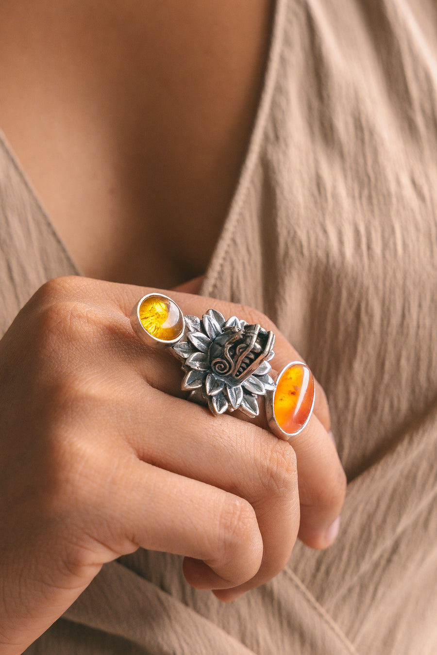 Anillo Plumas del Sol