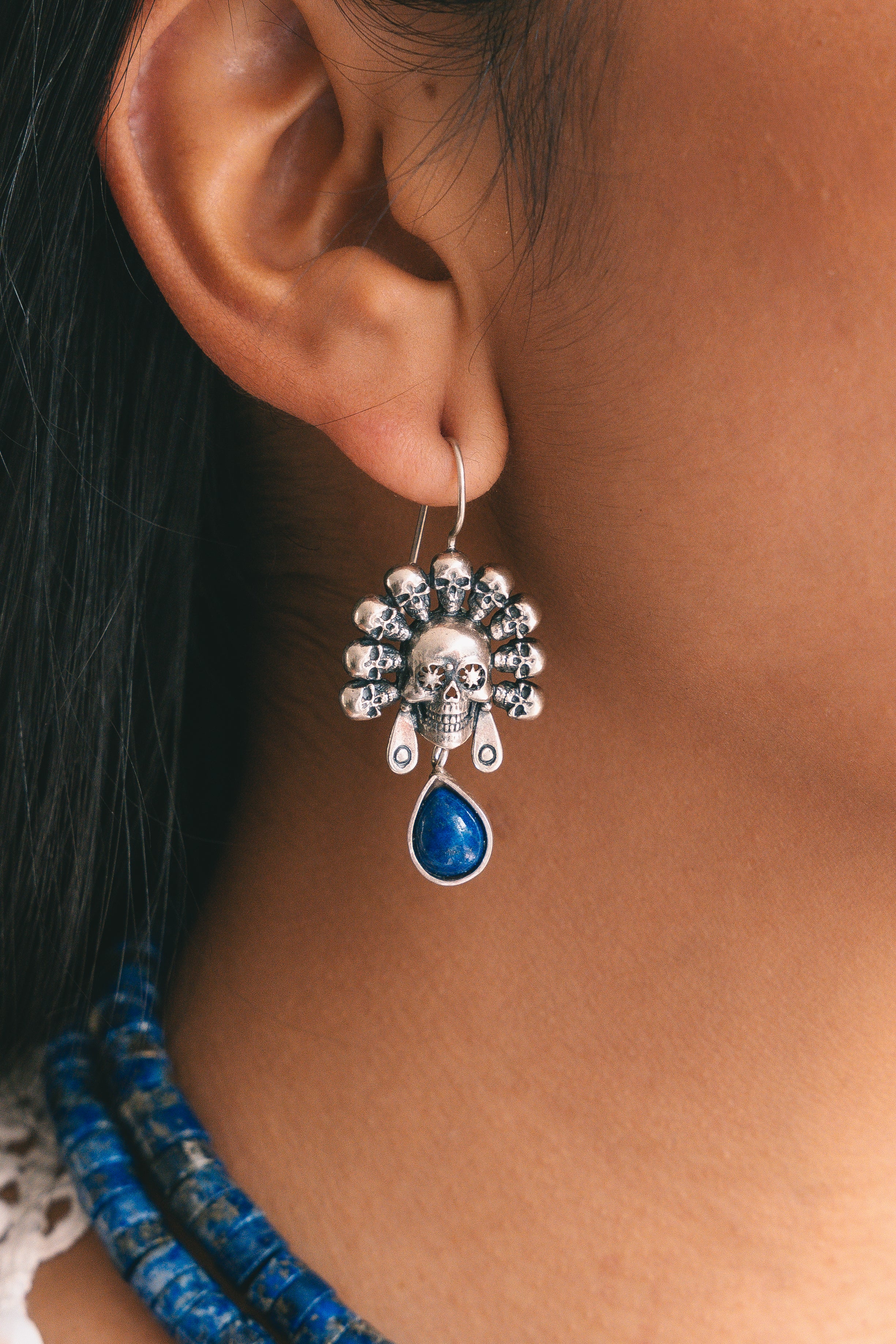 Aretes Calacas Celestiales