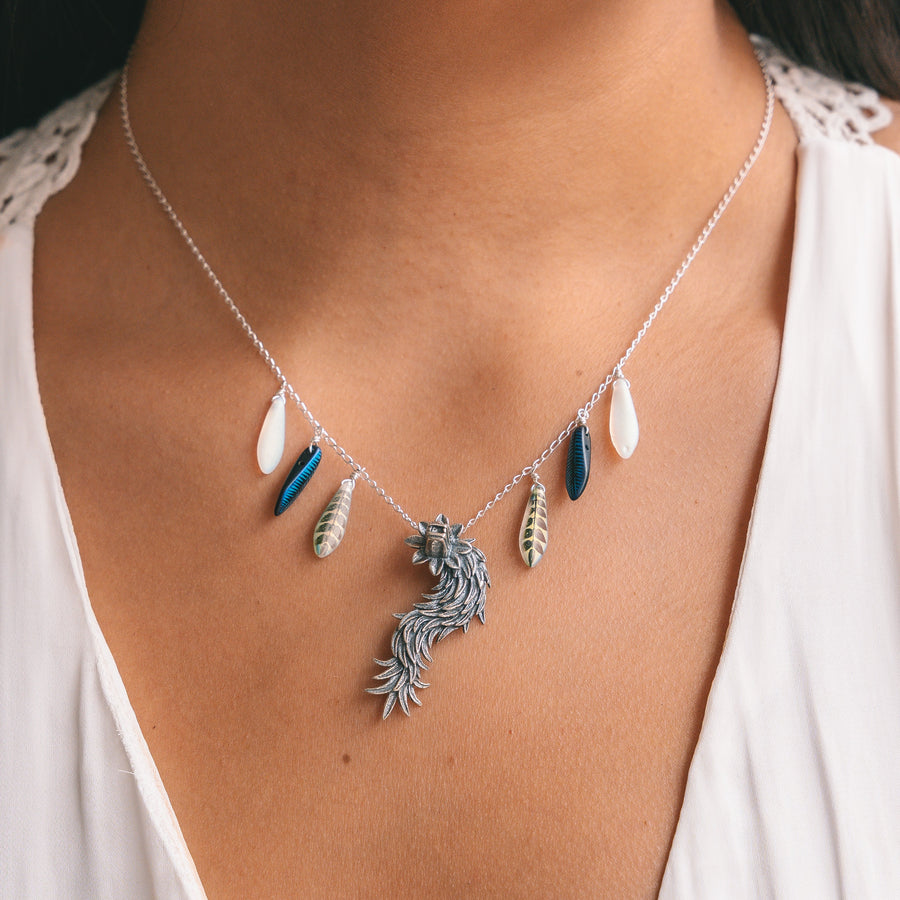 Gargantilla Plumas de Quetzalcóatl