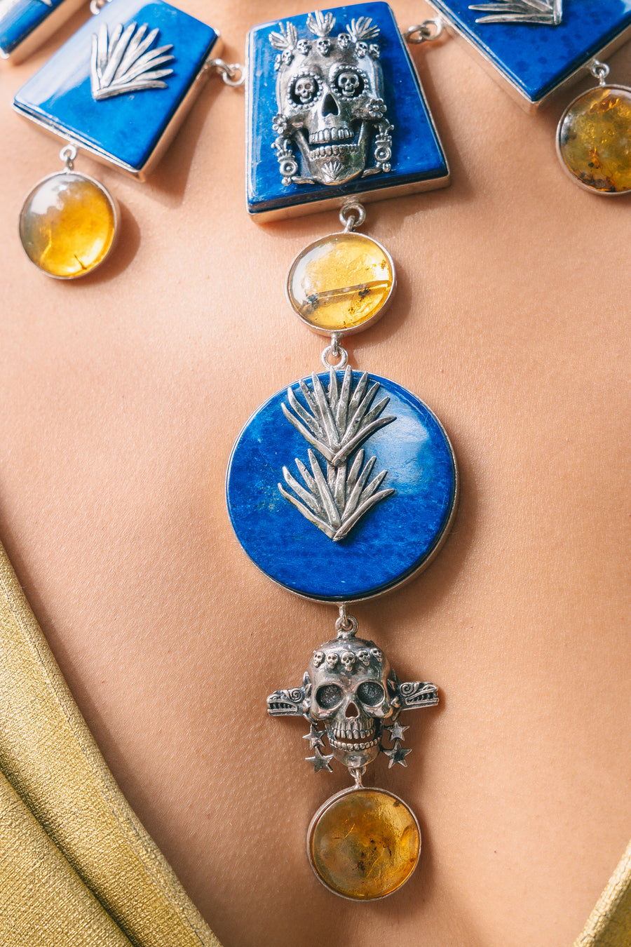 Collar Espíritu del Maíz Azul