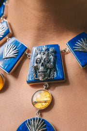 Collar Espíritu del Maíz Azul