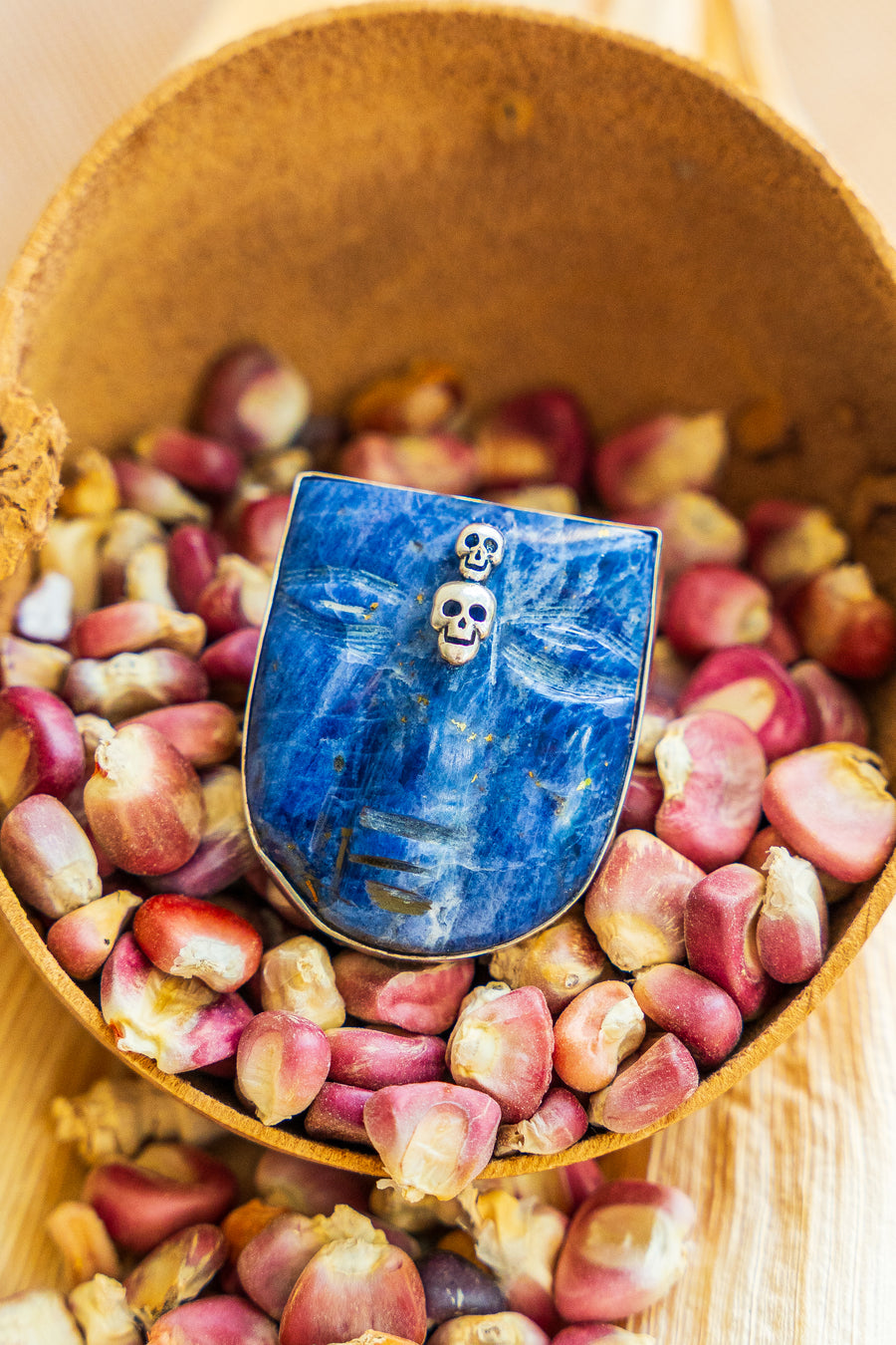 Anillo Rostro de Lapislázuli