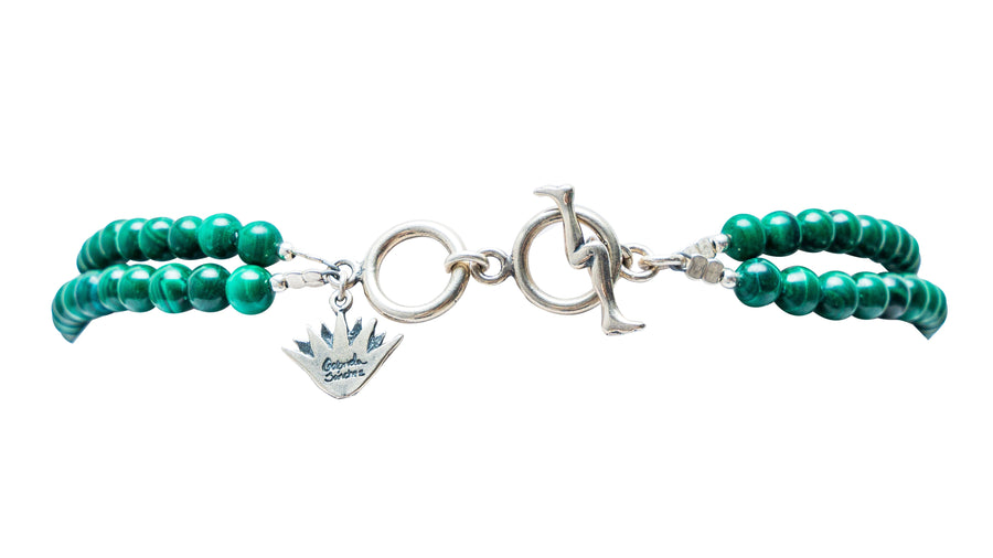 Choker Quetzalcóatl Malaquita