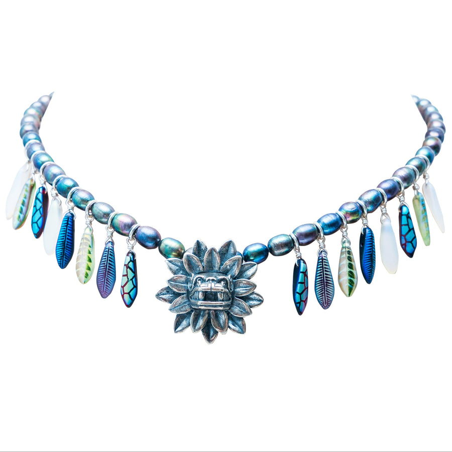 Collar Plumas y Copal