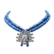 Collar Tzompantli Lapislázuli
