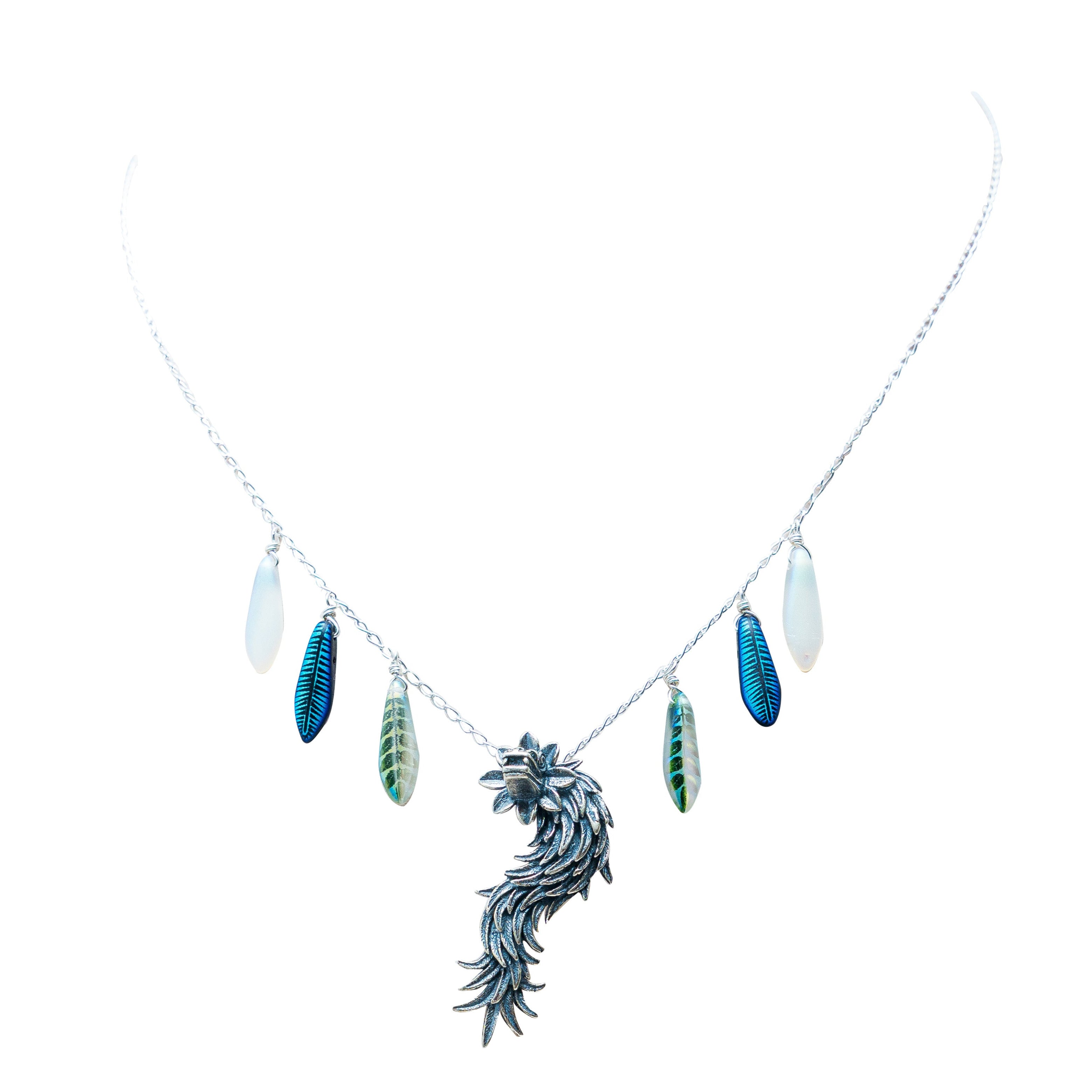 Gargantilla Plumas de Quetzalcóatl