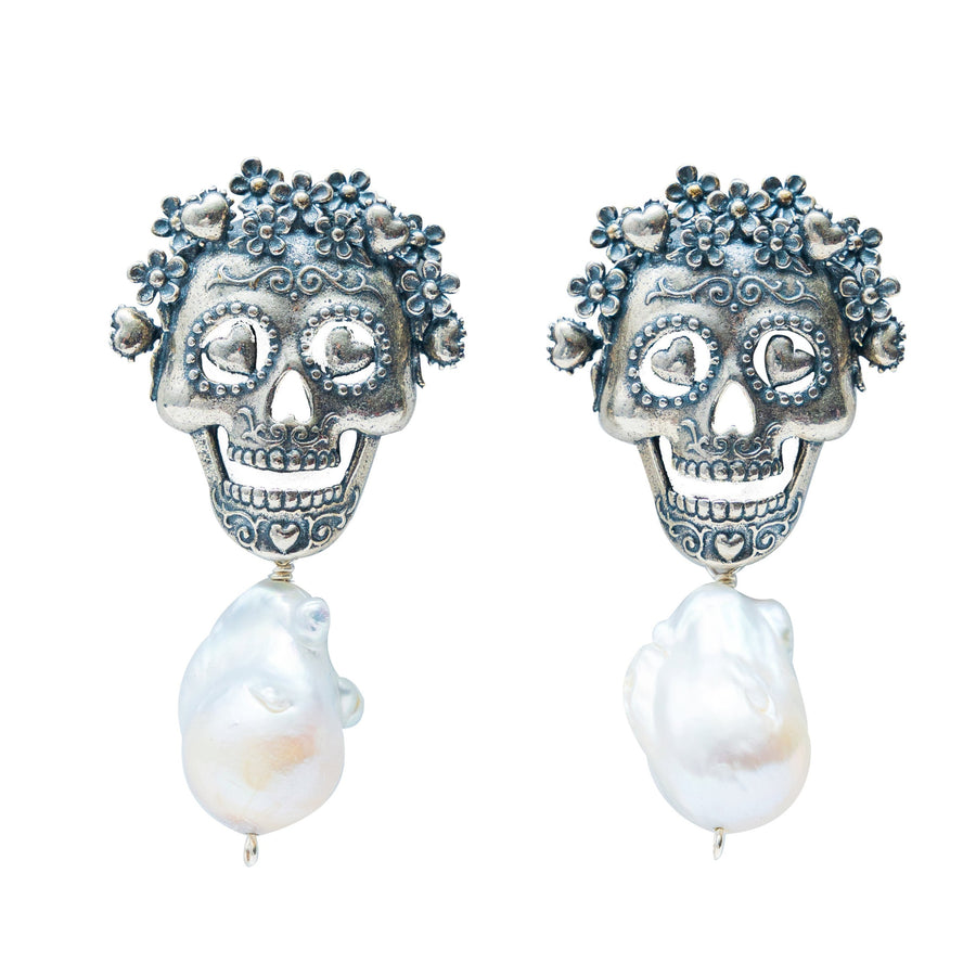 Aretes Calaca Divina