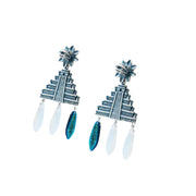 Aretes Plumas del Viento