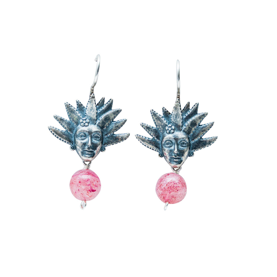 Aretes Mayahuel Rosa