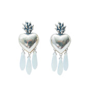 Aretes Corazón del Mictlán