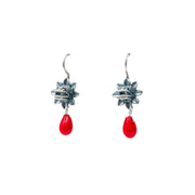 Aretes Quetzalcóatl Rojo