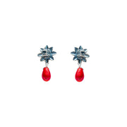 Aretes Quetzalcóatl Rojo
