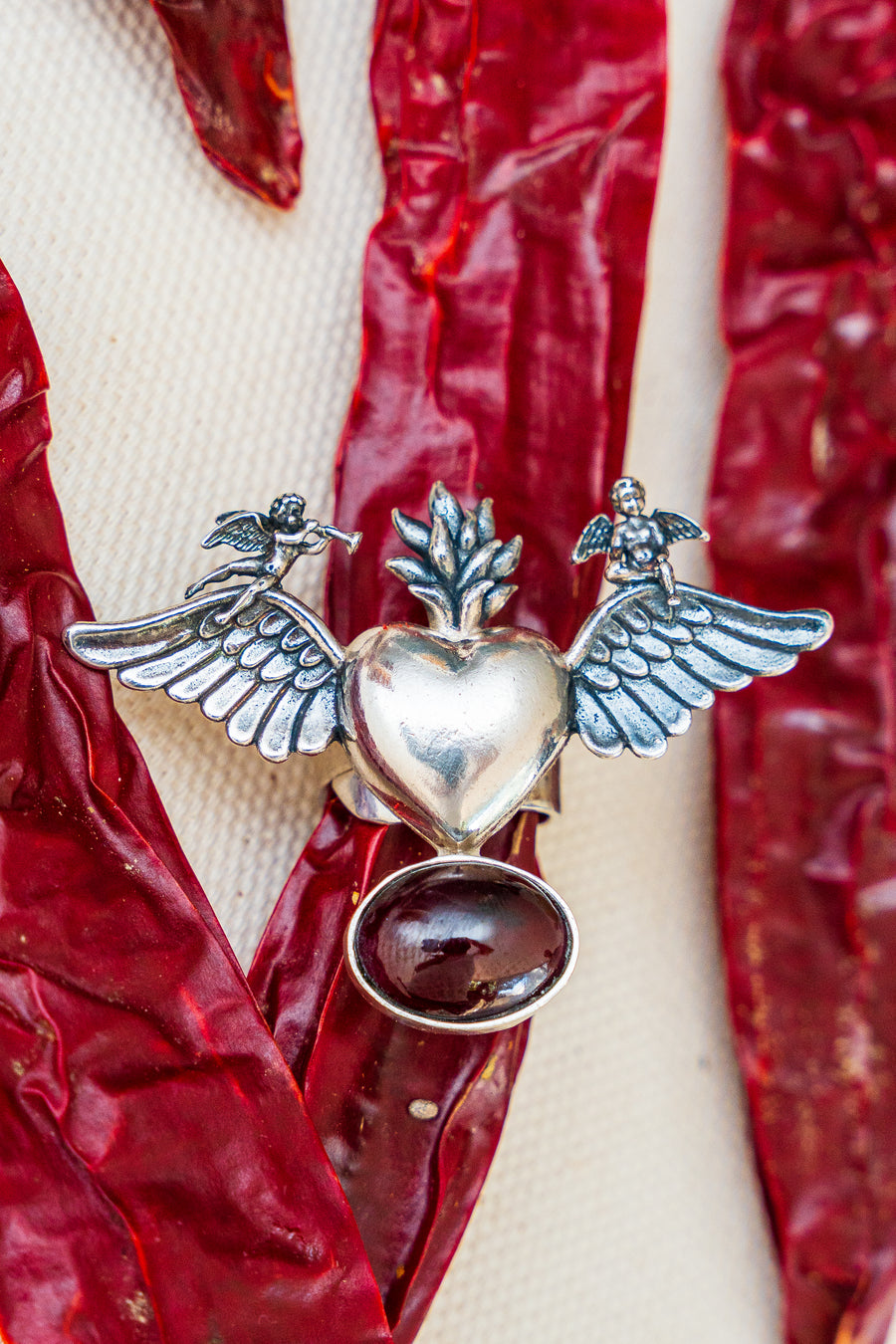 Anillo Corazón de Cacao