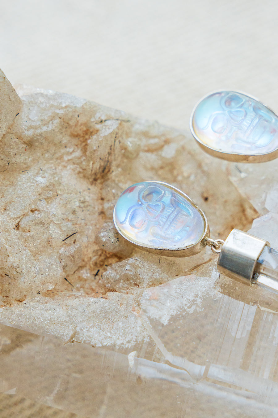 Aretes Metztli Plateado