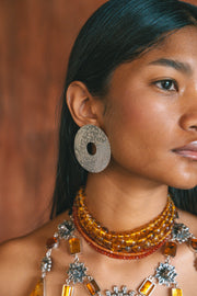 Aretes Lágrimas de Cempasúchil
