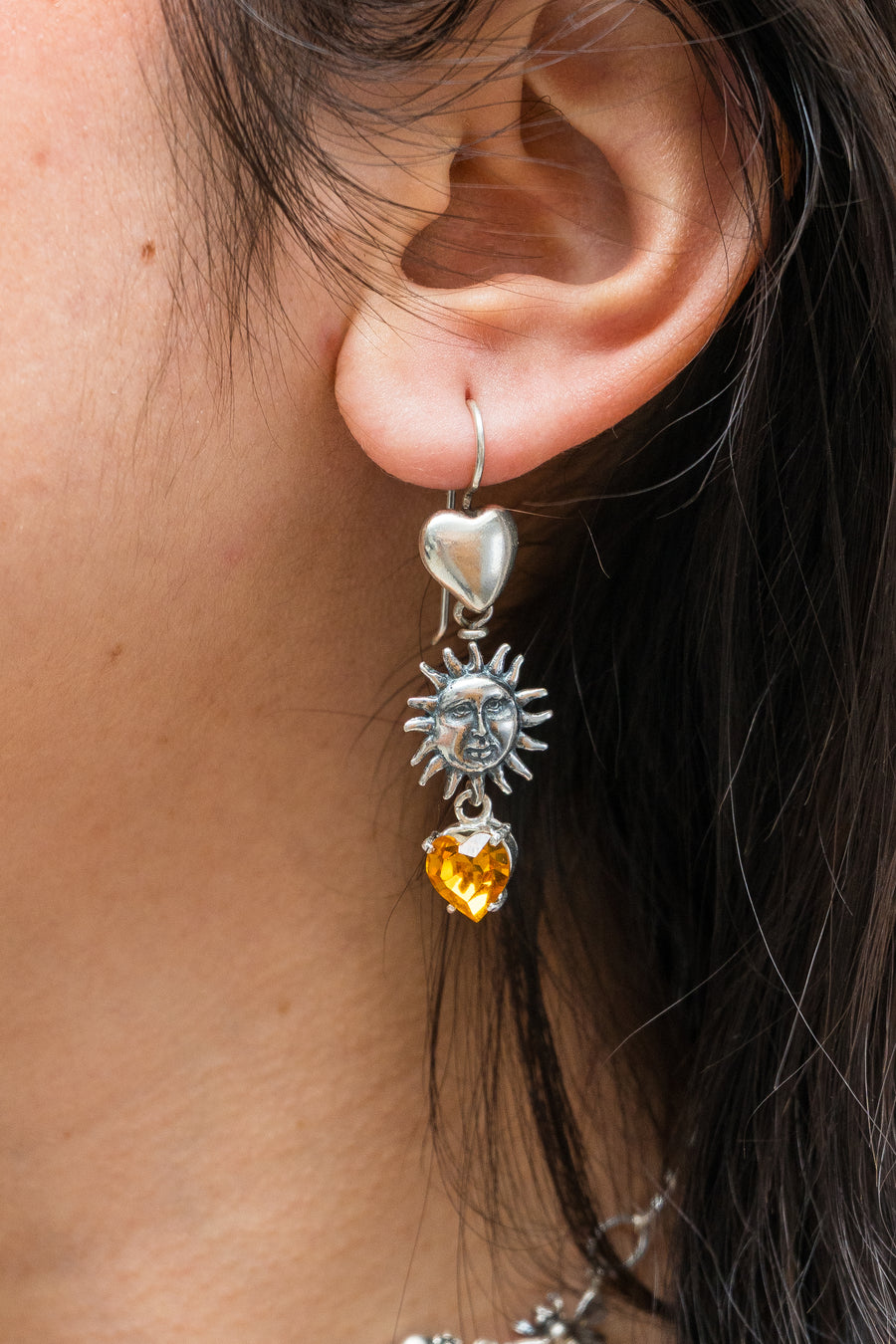 Aretes Sol y Luna