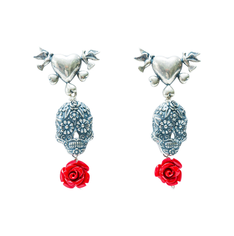 Aretes Rosas Para Los Muertos