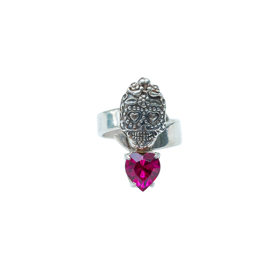 Anillo Calavera Bugambilia