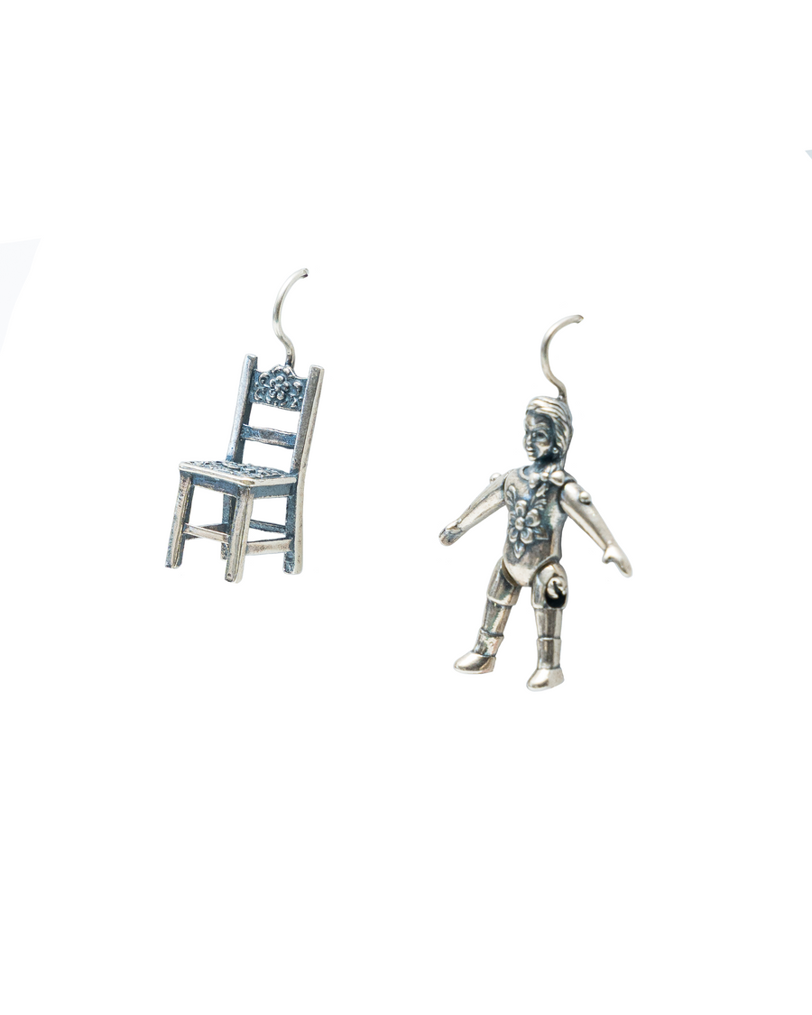 Aretes Corazón de Muñeca