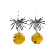 Aretes Helecho Bellas Artes Ámbar