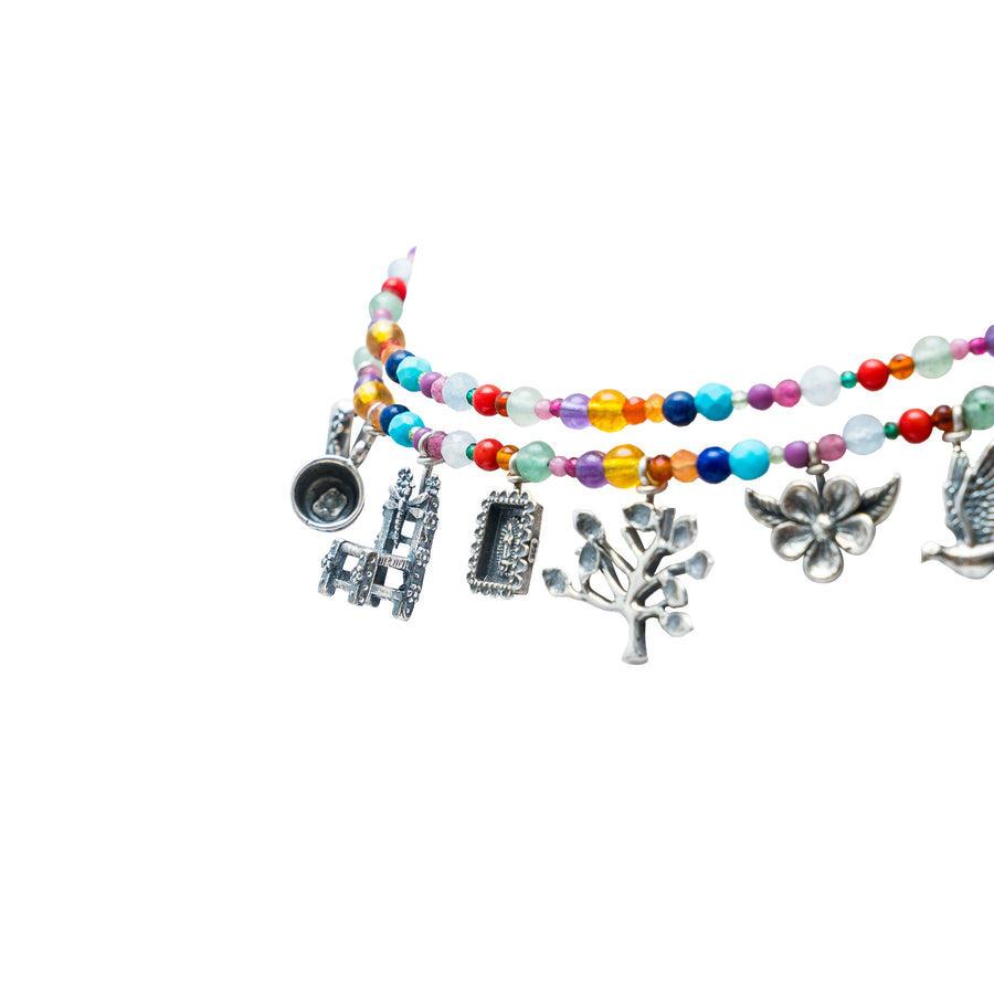 Choker Amo la Vida de Paseo Multicolor