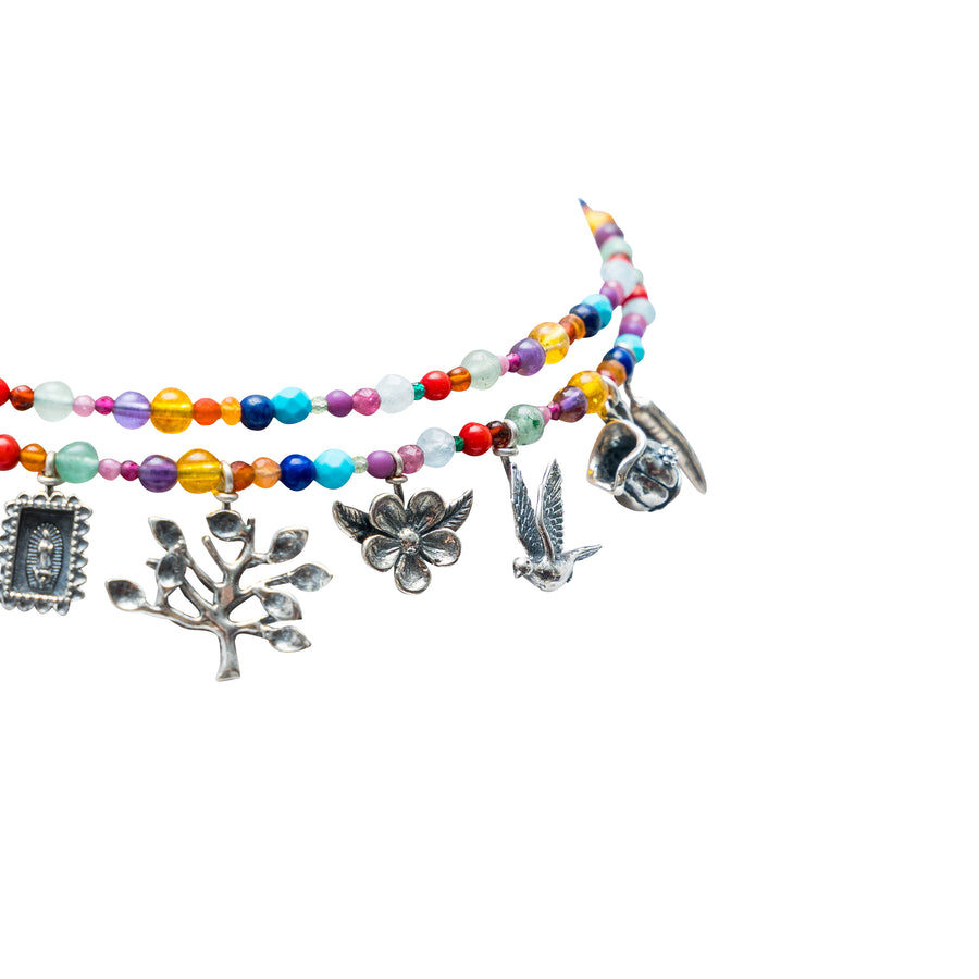 Choker Amo la Vida de Paseo Multicolor