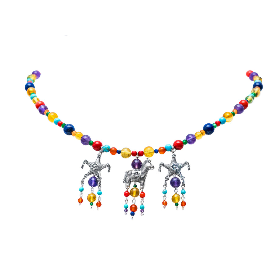 Collar Fiesta con piñatas