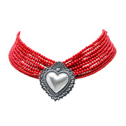 Collar Corazón de Coral