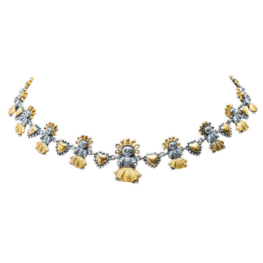 Gargantilla Muñecas de Oro