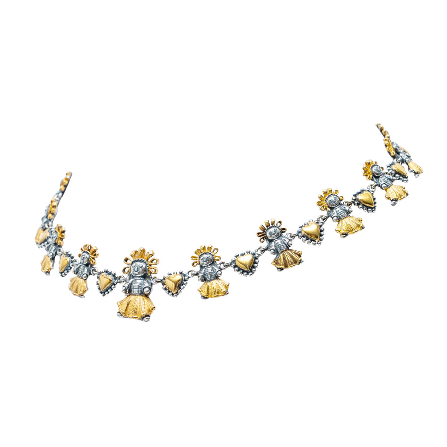 Gargantilla Muñecas de Oro