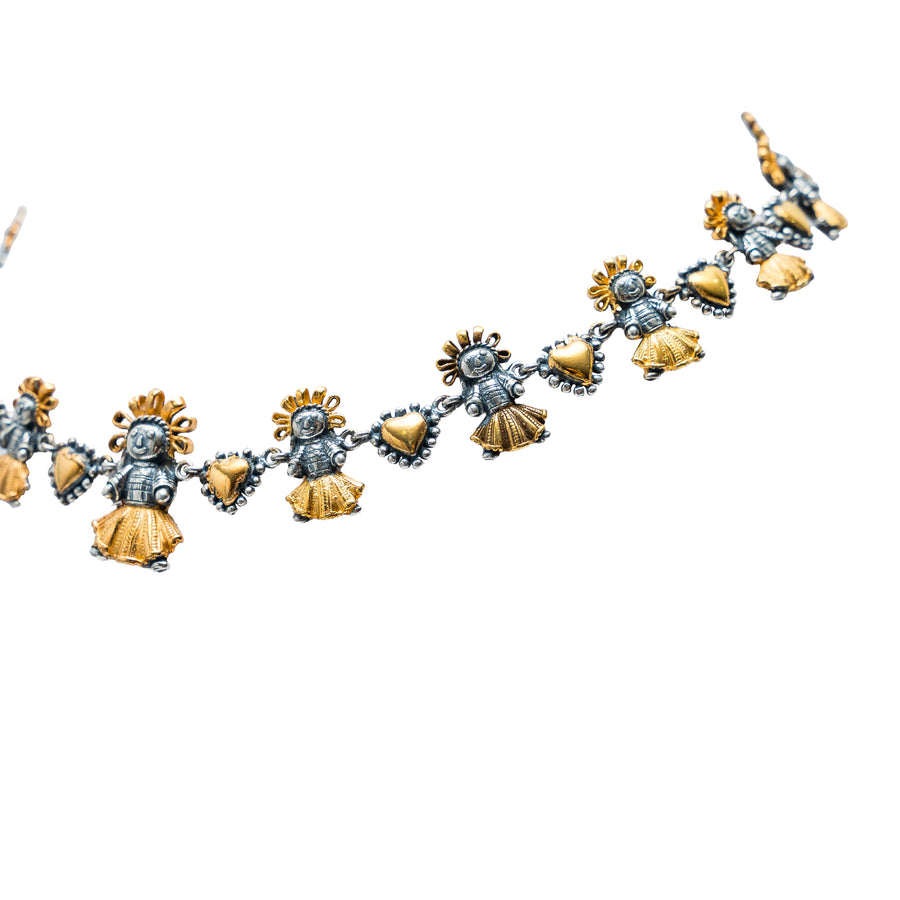 Gargantilla Muñecas de Oro