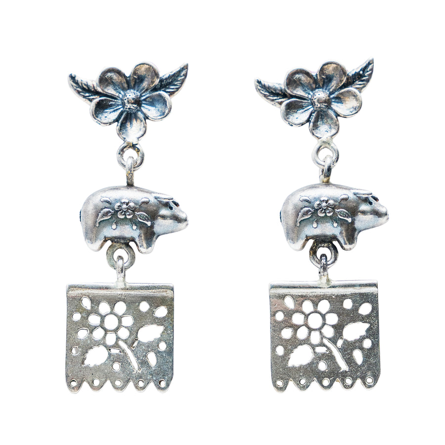 Aretes Puerquito de la suerte