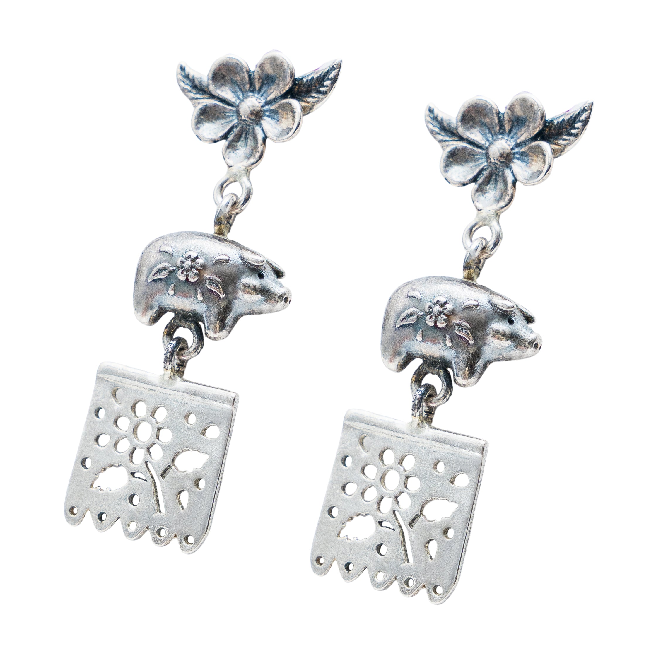 Aretes Puerquito de la suerte