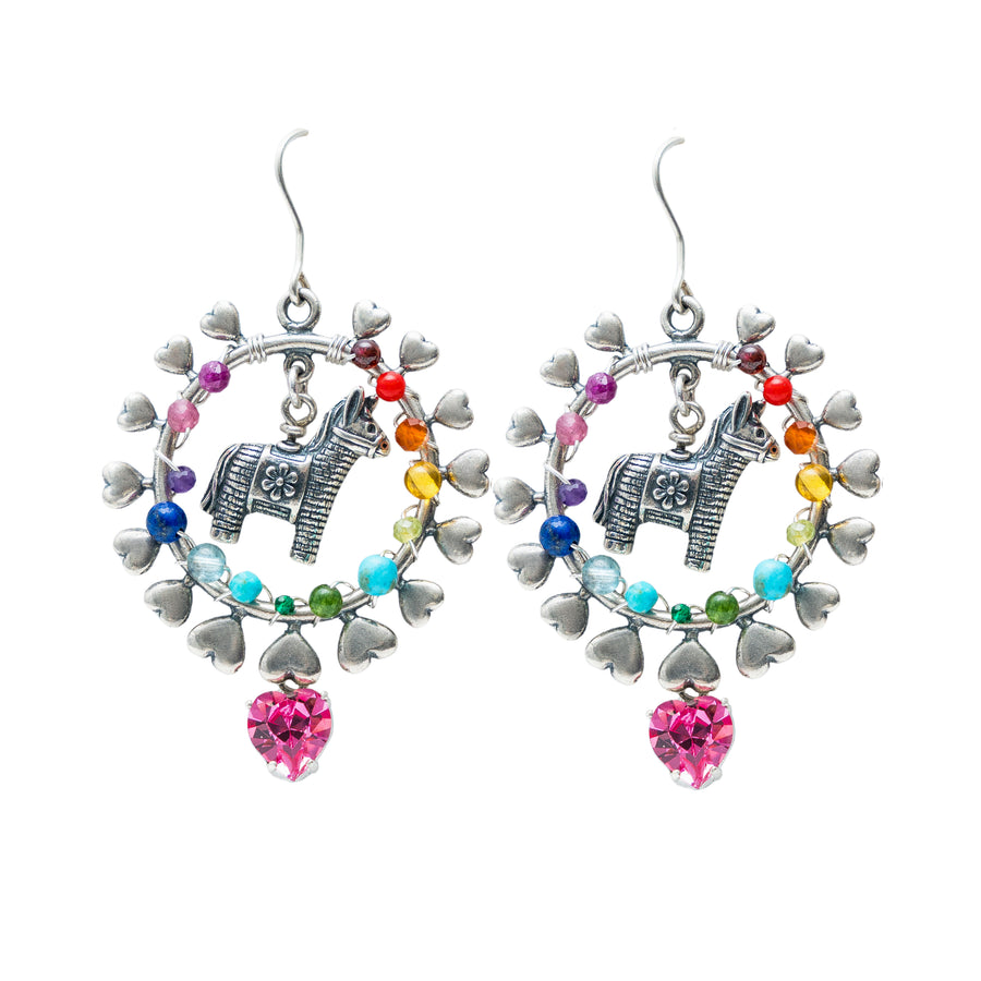 Aretes Ronda de Colores