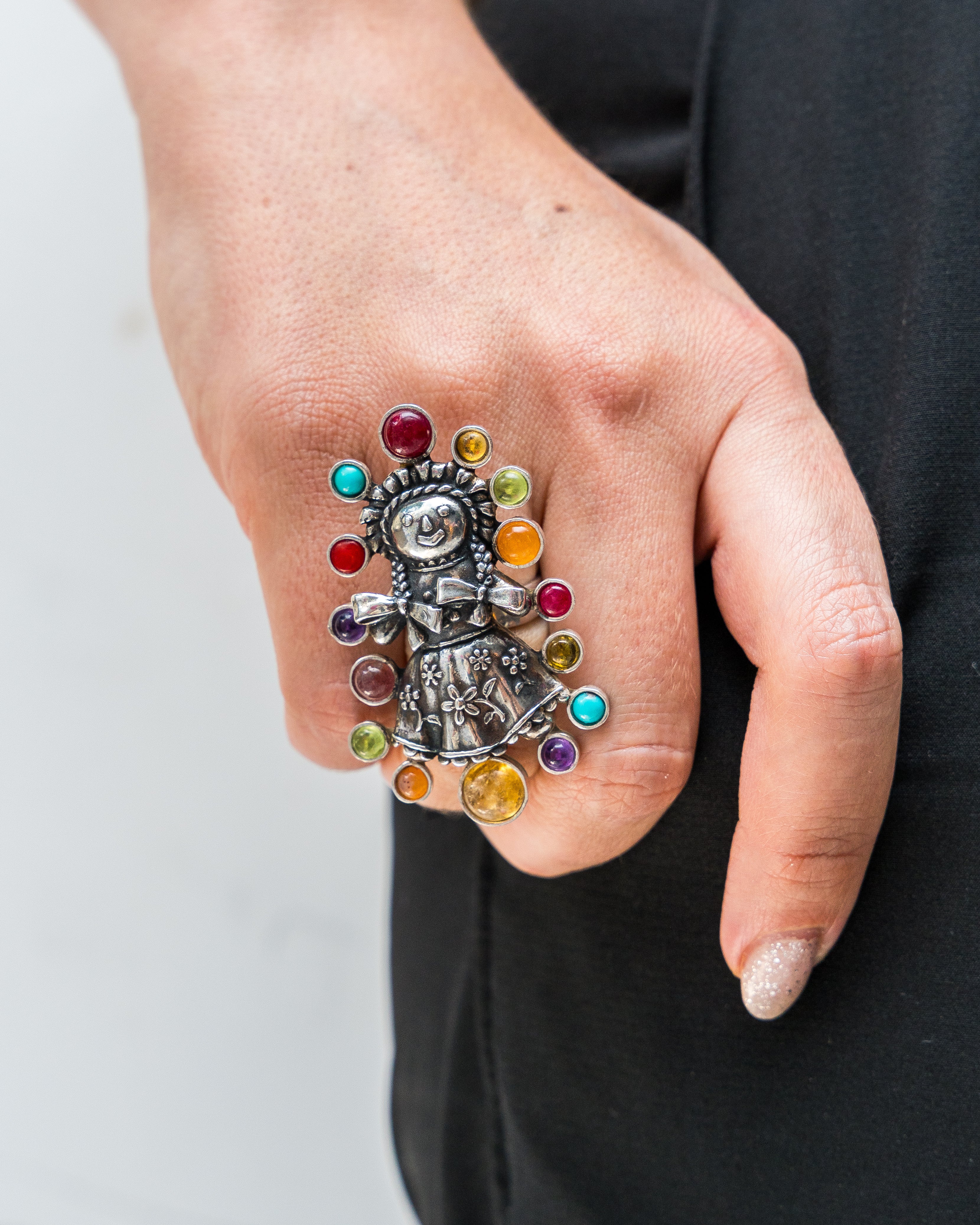 Anillo Muñequita de Colores