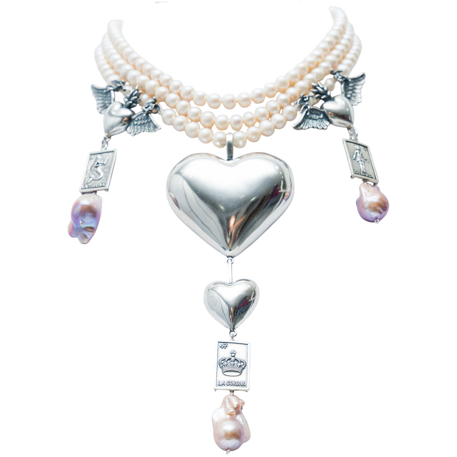 Collar Corazones y sueños