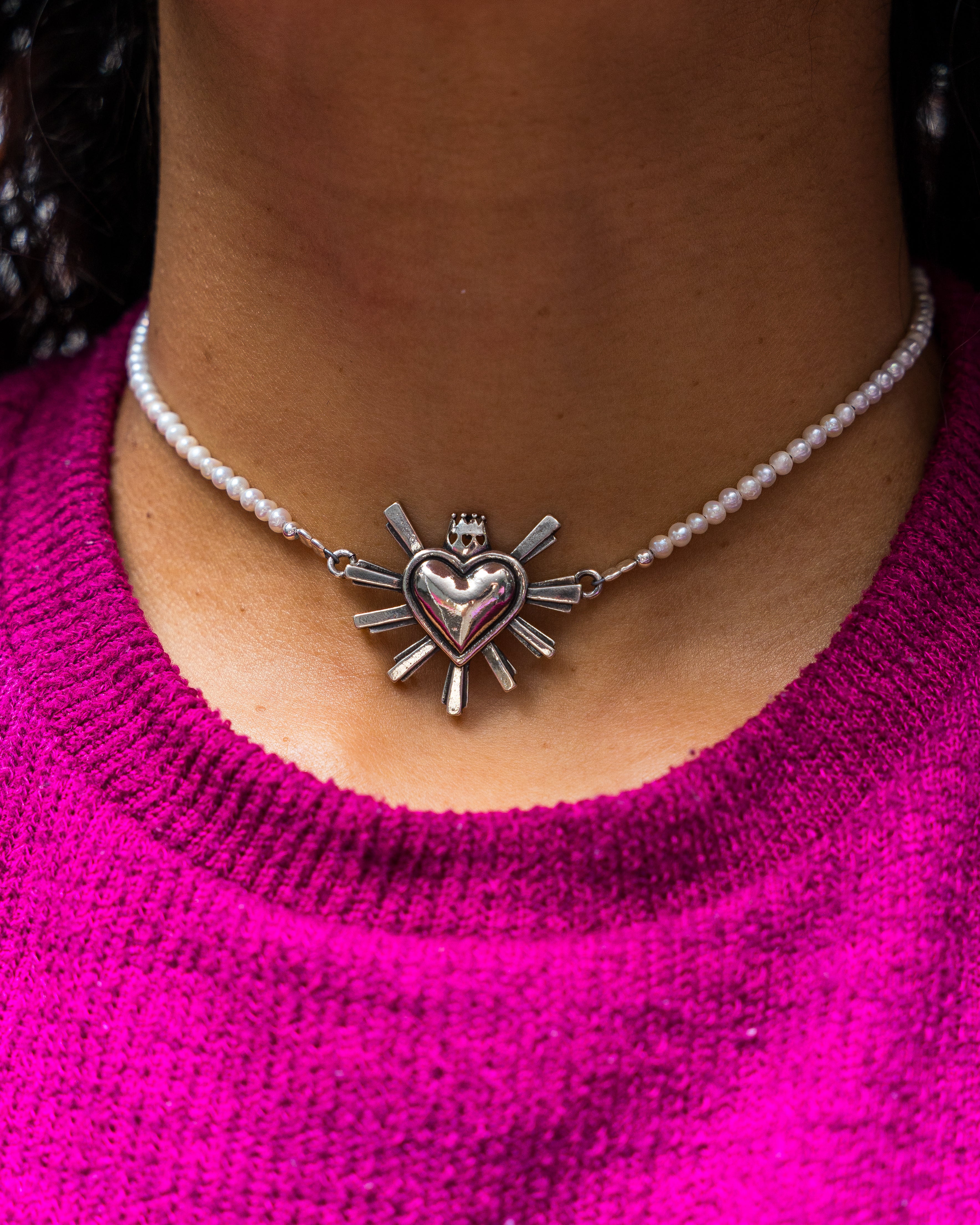 Collar Corazón de México