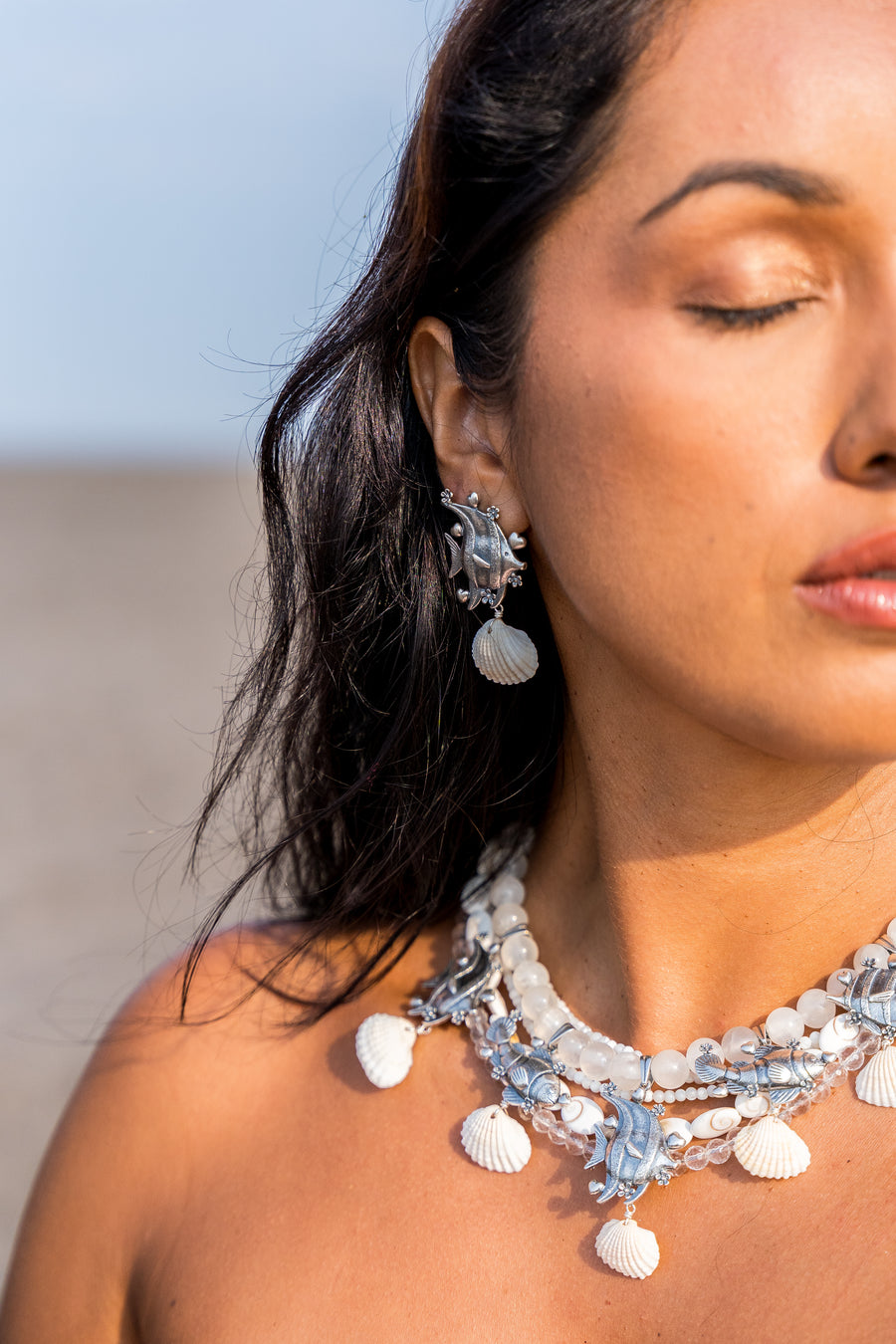 Aretes Coco y Marea