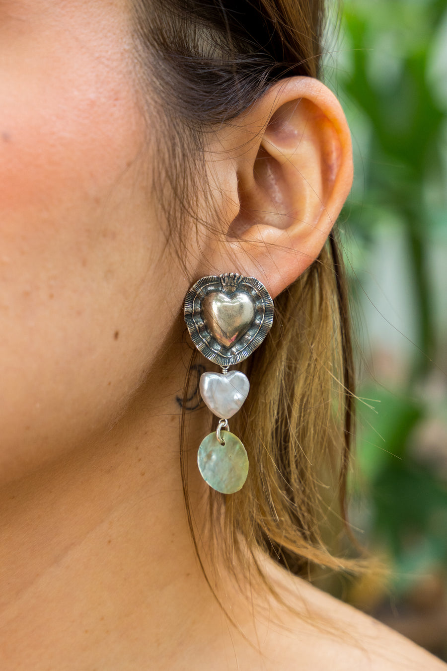 Aretes Corazón de Mar