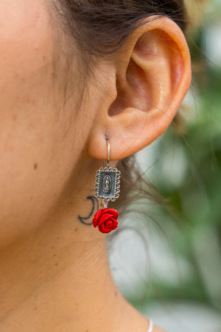 Aretes Rosa Celestial