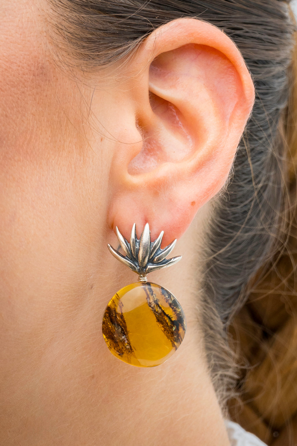 Aretes Pencas Bajo el Sol