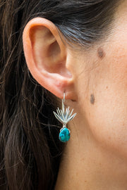 Aretes Tequilana de Turquesa