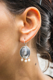 Aretes Texana con Perlas