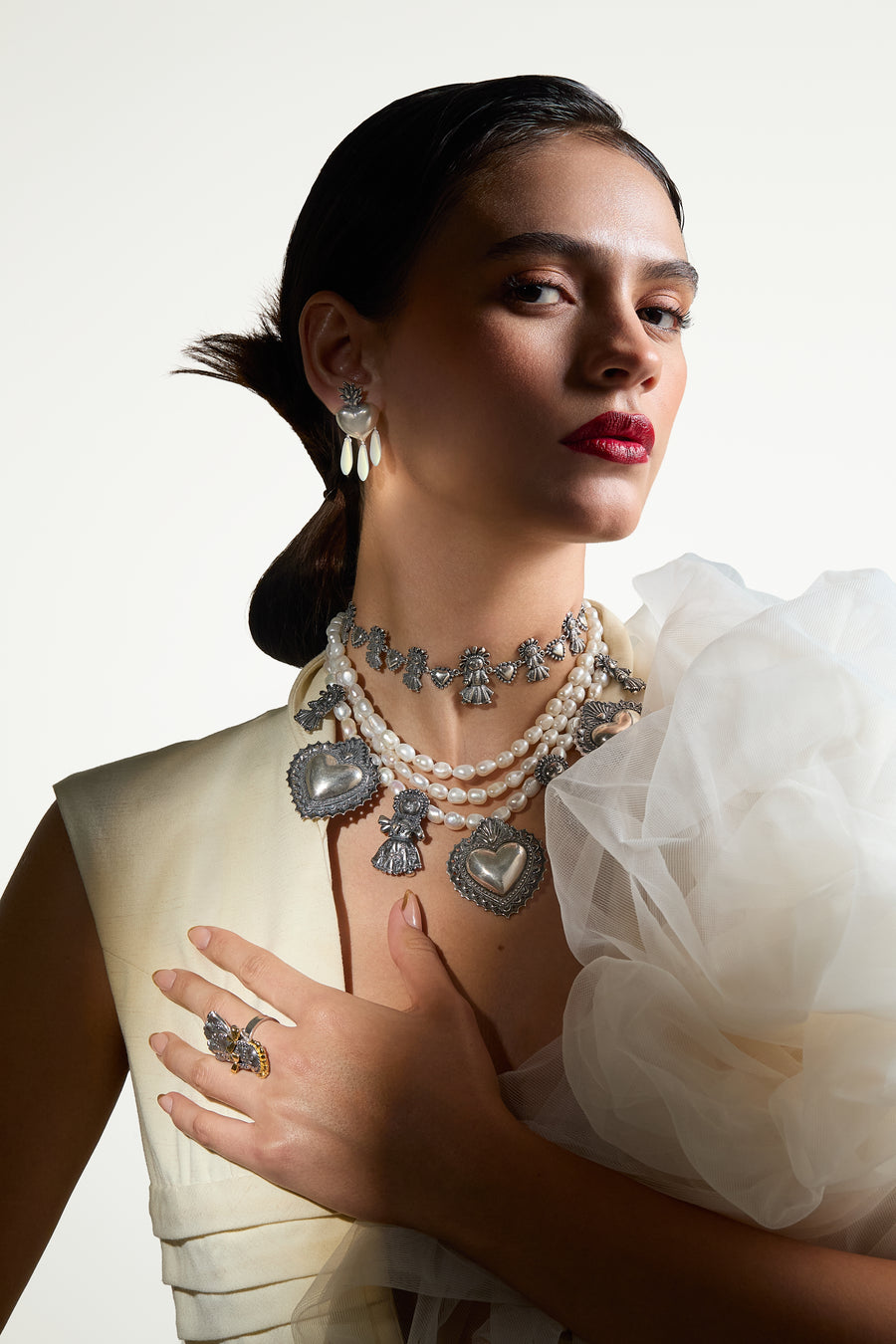 Collar Corazón de Muñeca