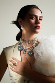 Aretes Corazón del Mictlán