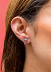 Aretes Sagrado Corazón Turmalina